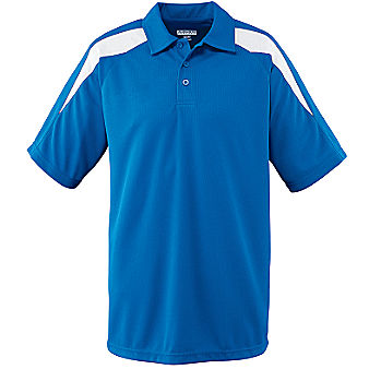 Augusta Sportswear Wicking Textured Color Block Sport Shirt