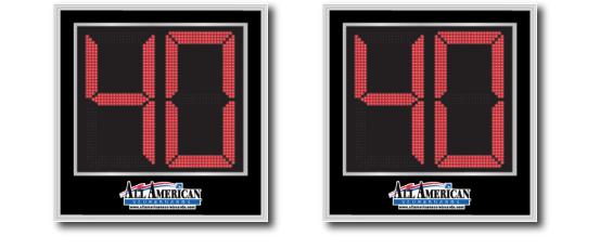 All American Scoreboards Delay-Of-Game Timer 8497
