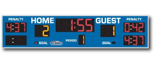 All American Hockey Scoreboard 8529