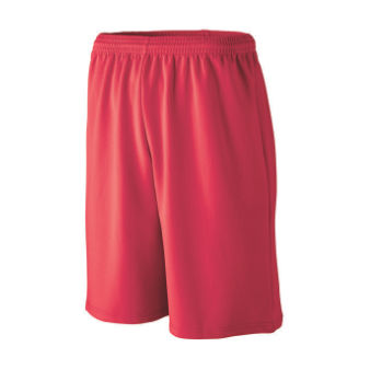 Augusta Sportswear Youth Longer Length Wicking Athletic Short - Click Image to Close