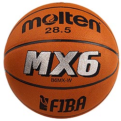 Molten USA Intermediate Size Synthetic Leather Basketball - Click Image to Close