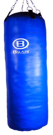Balazs Boxing Coated Canvas 50 lb. Heavy Bag - Double-End Ready