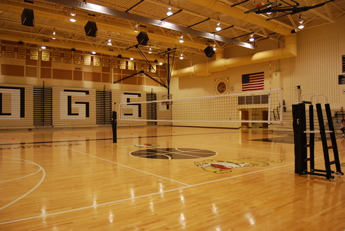 Gared Sports 6100 Scholastic Telescopic Volleyball Net System