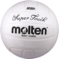 Molten White Super Touch Volleyball