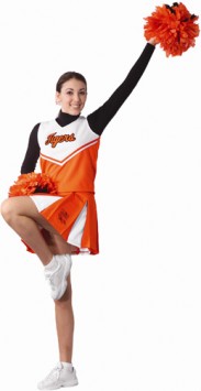 Alleson Athletic Youth Girl's Stock Cheerleading Uniform V-Shell