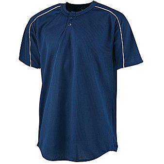Augusta Sportswear Adult Wicking Two-Button Baseball Jersey