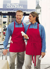 Augusta Sportswear Medium Length Promotional Apron with Pouch - Click Image to Close