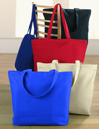 Augusta Sportswear Promotional Canvas Zipper Tote Bag