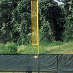 20' Above Ground 12' Wing Heavy Duty Foul Pole Pair