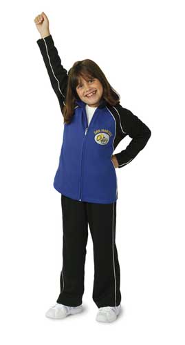 The Girls' Olympian Jacket from Charles River Apparel
