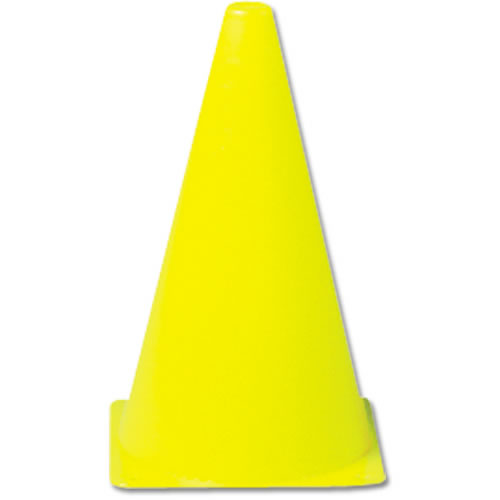 9" Yellow Economy Cone - No Hole in Top