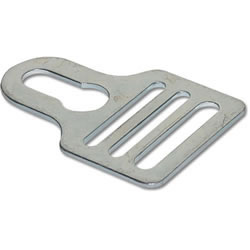 1" Metal Keyway Fastener Shoulder Pad Hardware