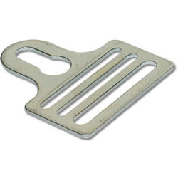 1-1/2" Metal Keyway Fastener Shoulder Pad Hardware