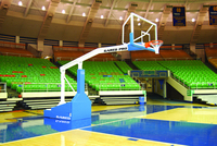 Gared Sports ProS 8' NFHS NAIA NCAA NBA Portable Basketball Goal