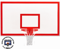 Gared Sports 42"x72" Rectangular Fiberglass Basketball Backboard - Click Image to Close