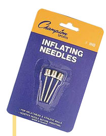 Champion Sports Nickel plated inflating needles