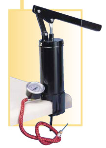 10" Steel Inflating Pump - Click Image to Close