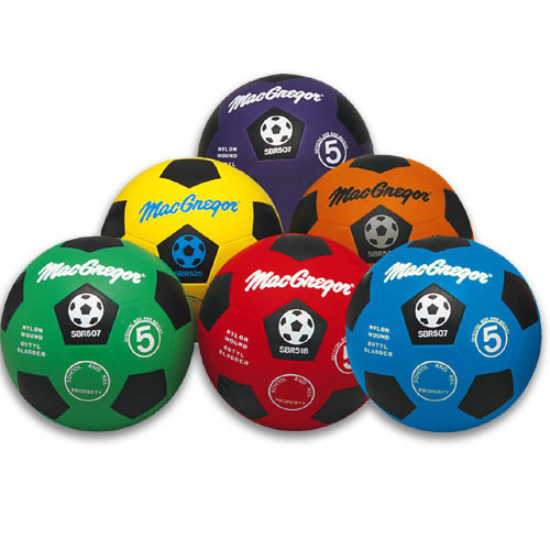 MacGregor Two-Tone Rubber Outdoor Soccer Balls - Size 4