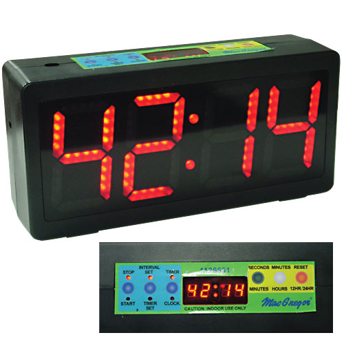 MacGregor Count Up/ Count Down Sports Timer Clock