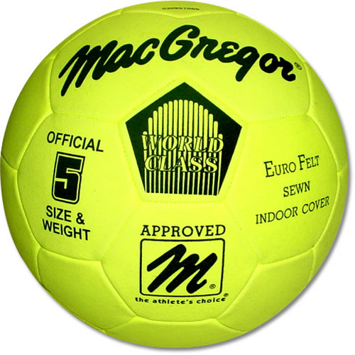 MacGregor Eurofelt Official Size/Weight Indoor Soccer Ball
