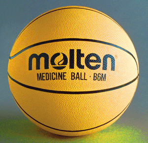 Molten Training Intermediate Size Rubber Medicine Basketball