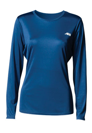 A4 Women's Long Sleeve Cooling Performance Crew NW3002 - Click Image to Close