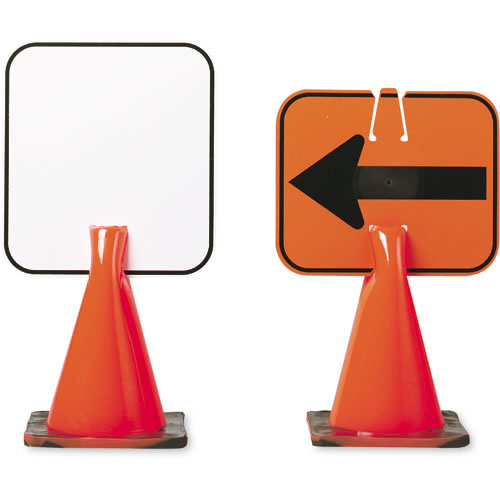 Plastic Cone Sign Game Marker - Blank - Click Image to Close
