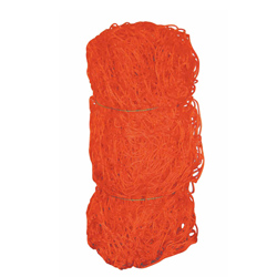 Alumagoal Playmaker Net Orange 8’H x 24’W x 5’D x 10'B - Pair - Click Image to Close