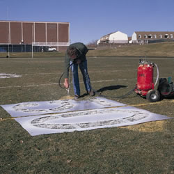 Polytough Athletic Field Stencil - Letter "G"