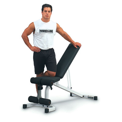 Powerline Fitness Flat/Incline/Decline Bench PFID130X - Click Image to Close