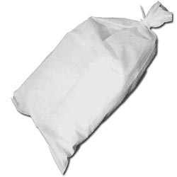 Set of 20 Polypropylene Sand Bags with Ties (sand not included)