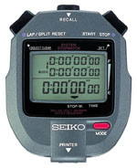 Seiko S143 - 300 Lap Memory Timer with Printer Port