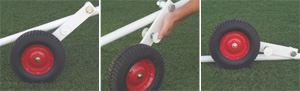 Stackhouse SOSGW Soccer Goal Wheel Attachment - Set of 4 Wheels