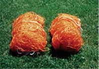 Stackhouse SPNO PolyethyleneOrangeSoccer Nets for SPNO Goal-Pair