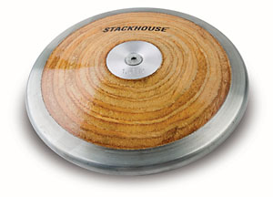 Stackhouse T-1.6 Competition 1.6 Kilo High School Wood Discus - Click Image to Close