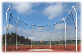 Stackhouse THSCAN14 Square Pole 14' Steel Discus Cage
