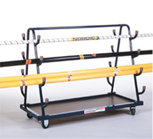 Stackhouse VEC Steel Vaulting Pole Cart/Volleyball Equip Cart