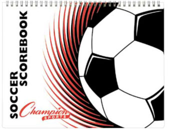 Champion Soccer Scorebook Minimum 1 Dozen per Order. SCB1