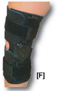 Sof-Seam 13" Hinge Knee Support w/Anterior Closure - Small