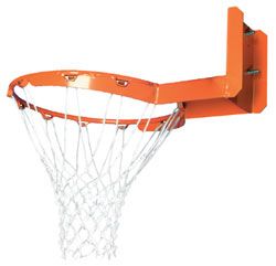 Spalding Hercules Fixed Basketball Rim - Rear Mount - Click Image to Close