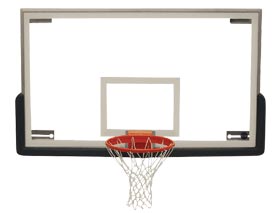 Spalding Superglass Collegiate Glass Basketball Backboard - Click Image to Close