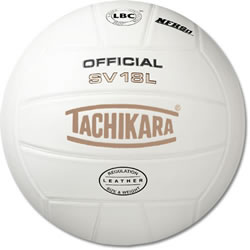 Tachikara SV18L Leather Cover Volleyball