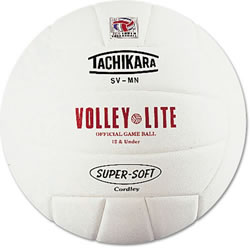 Tachikara Volley-Lite White Volleyball