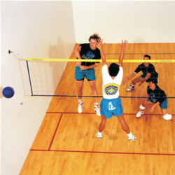 Wallyball Court Hardware For Wood or Concrete Courts